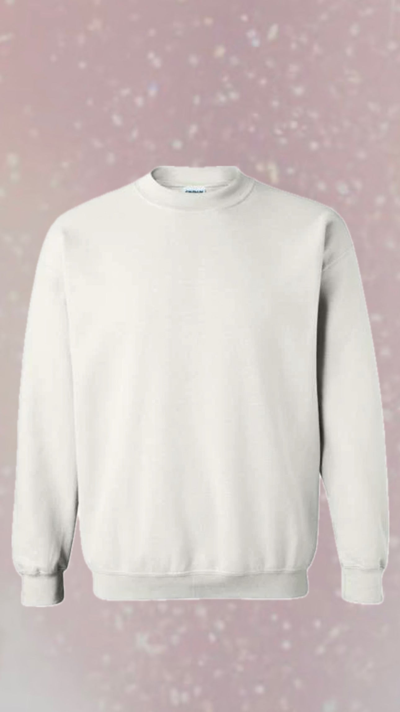 White Long-Sleeve Crew Neck