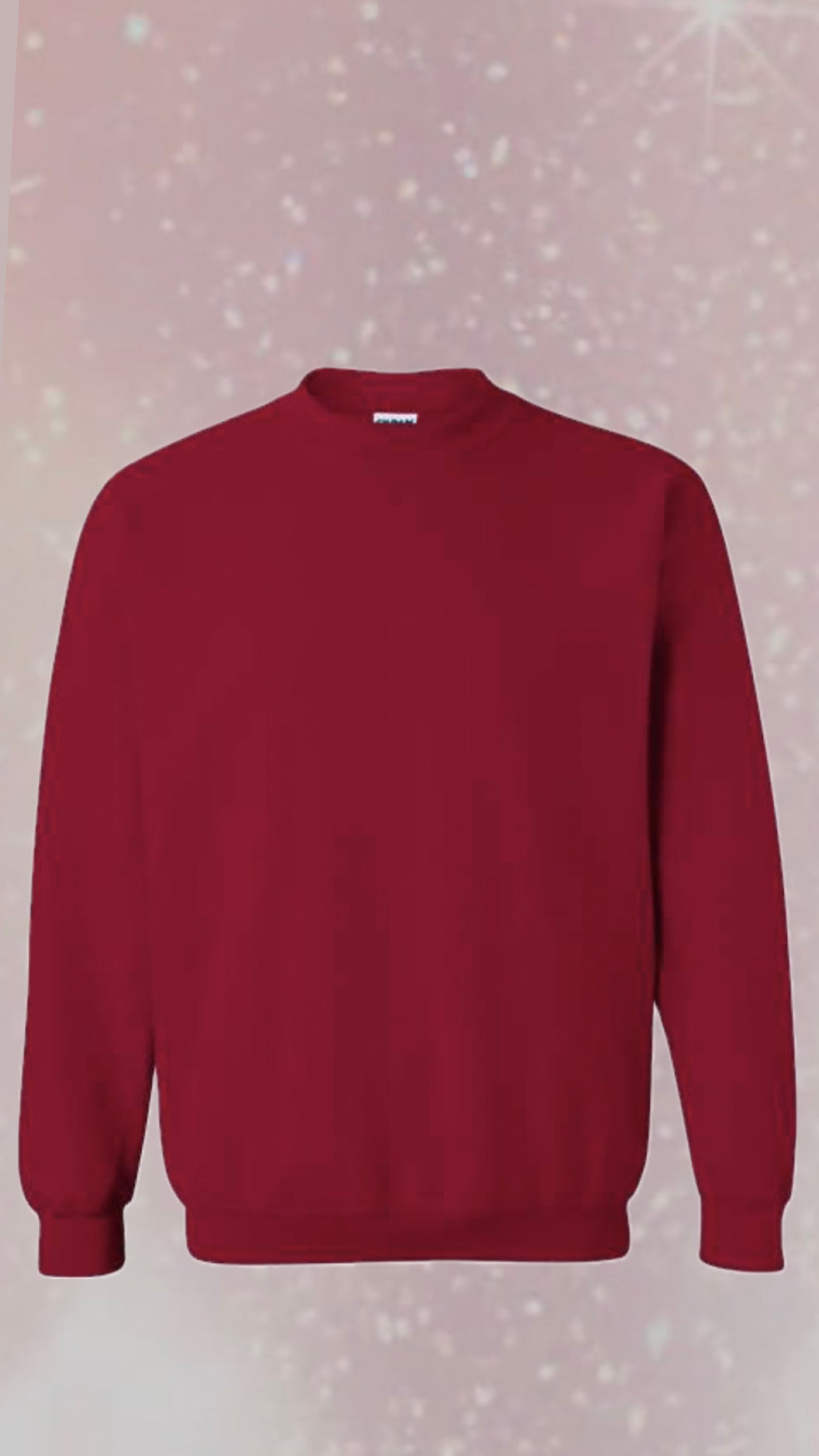 Cardinal Red Long-Sleeve Crew Neck